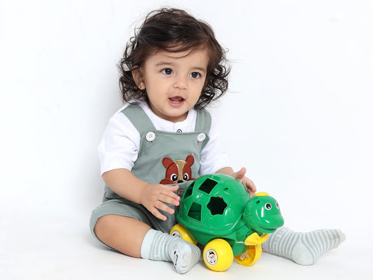 Beneto Green Classic Dungaree