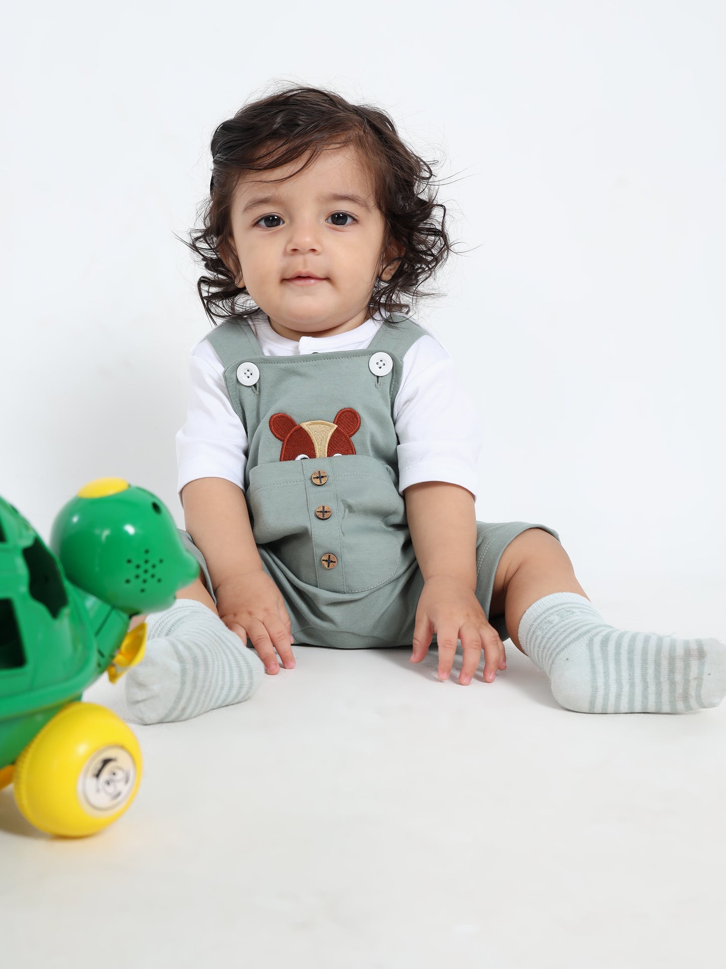 Beneto Green Classic Dungaree