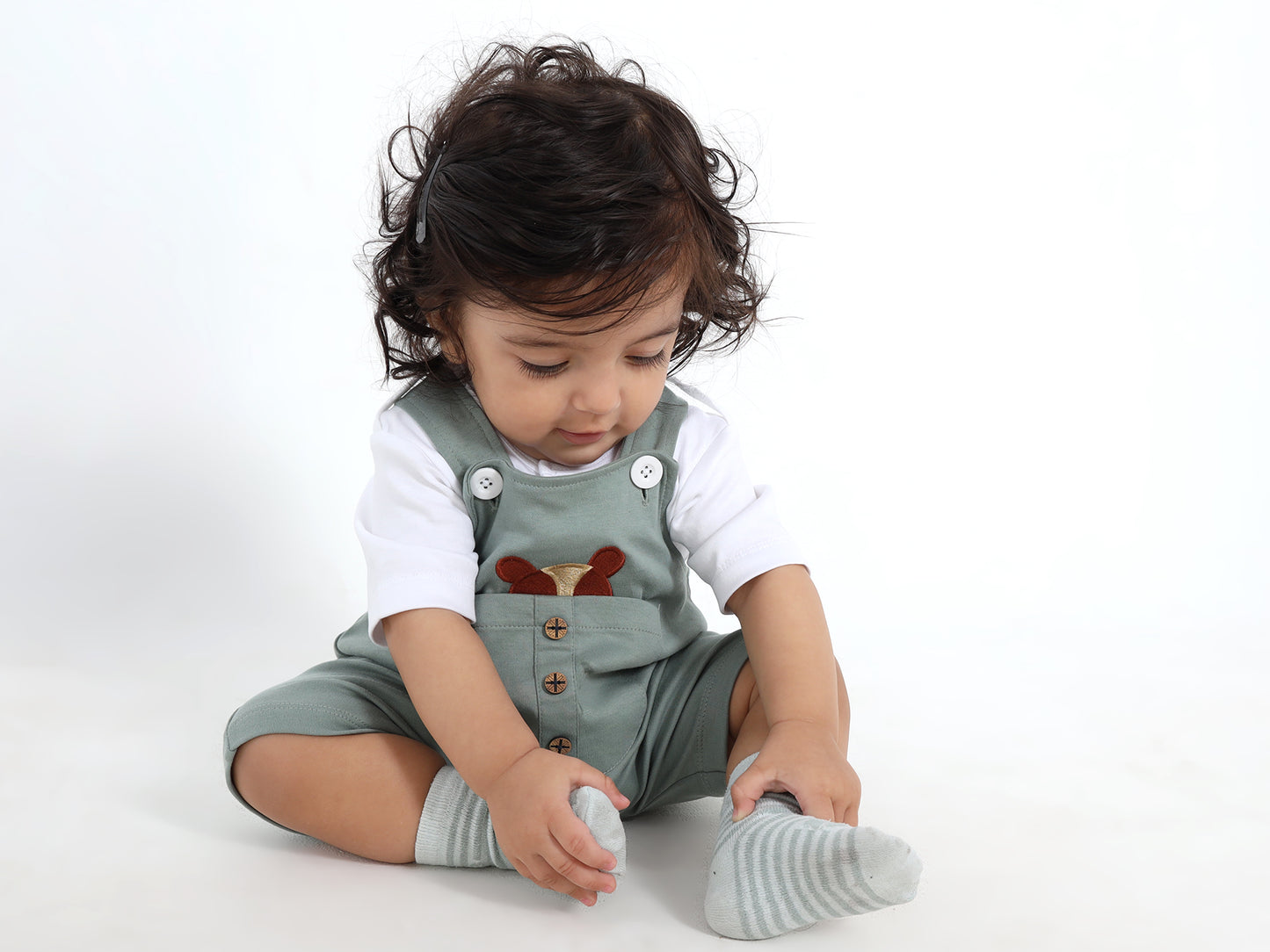 Beneto Green Classic Dungaree