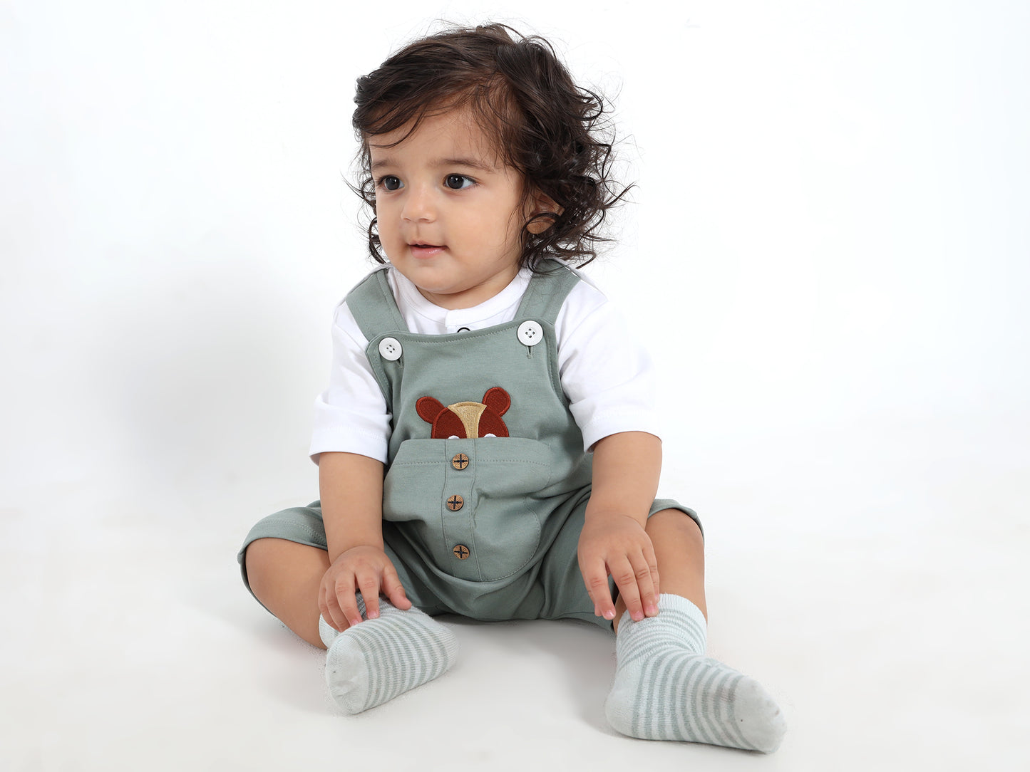 Beneto Green Classic Dungaree
