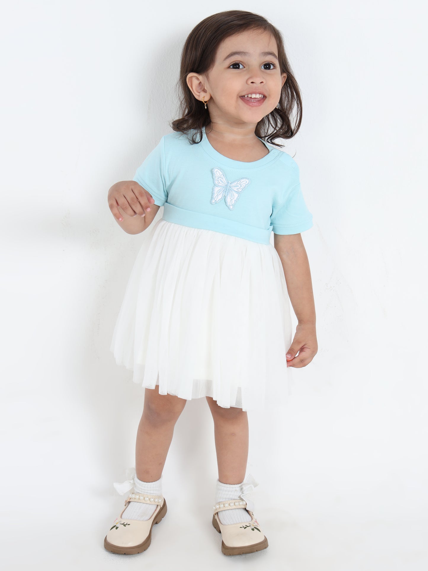 Juniya Sky Blue Delight Frock