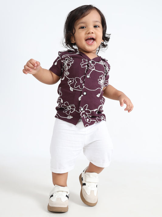 Green & Maroon Classic Co-ords Set