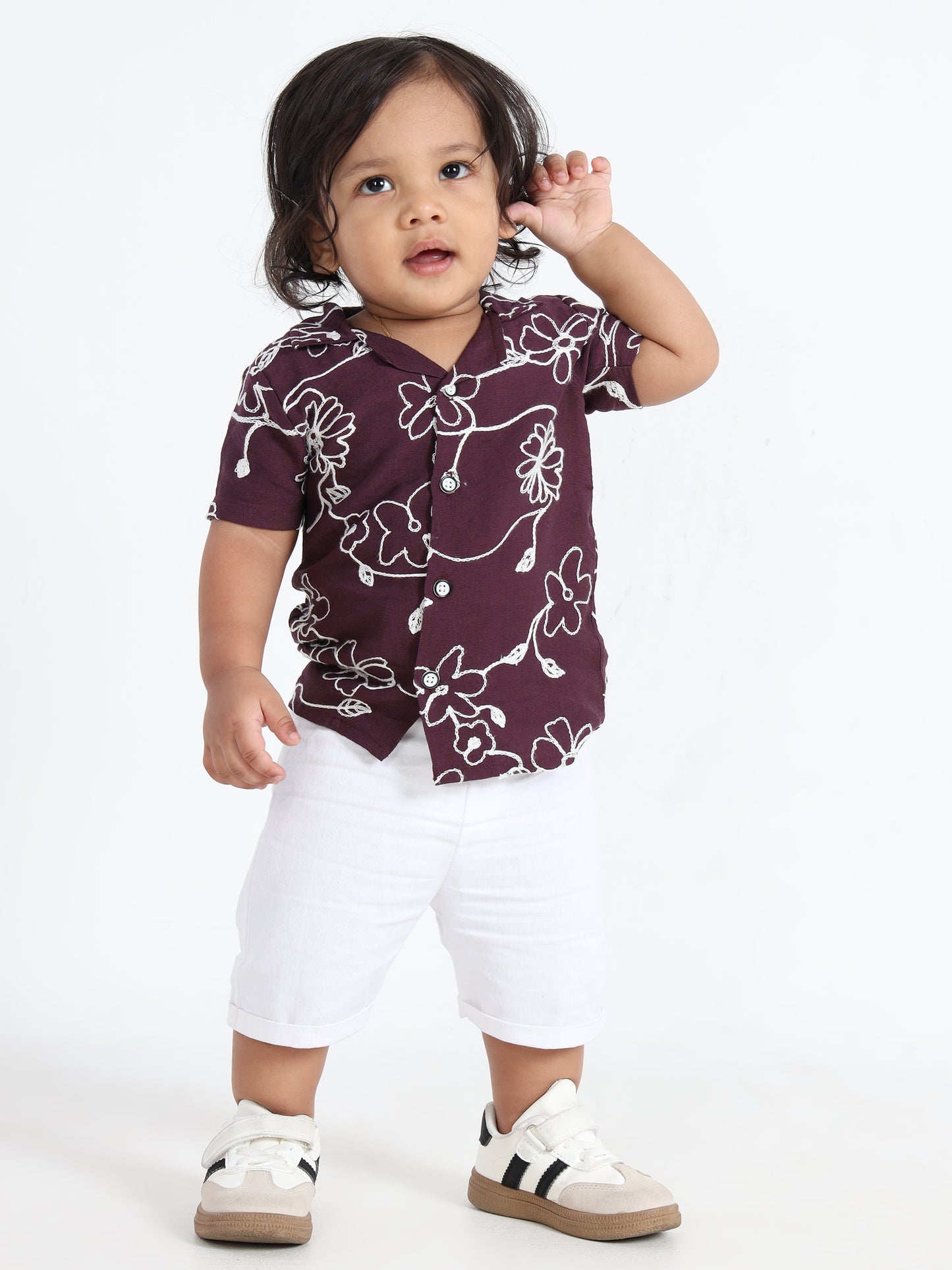 Green & Maroon Classic Co-ords Set