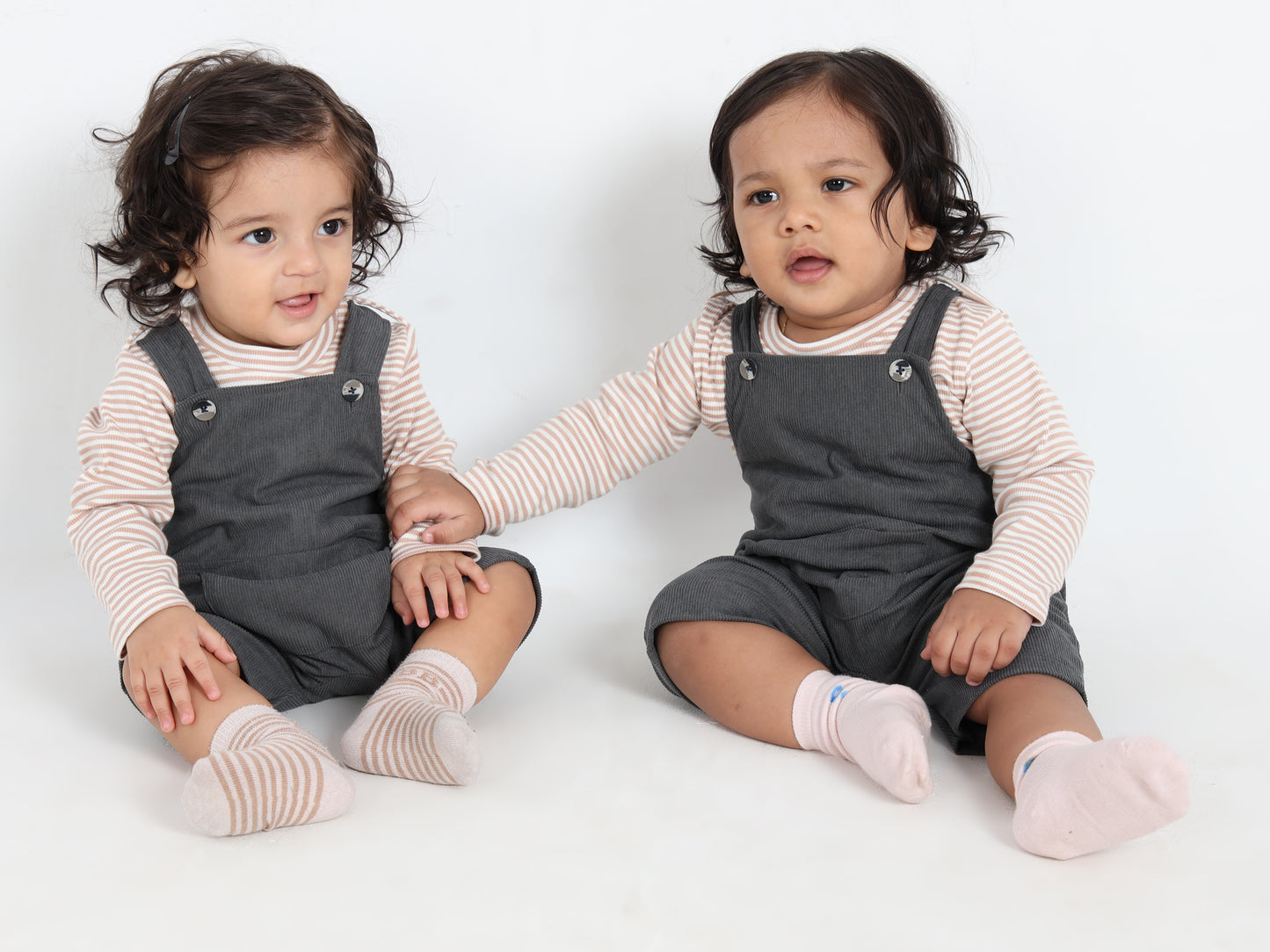Charles Ash Grey Classic Dungaree