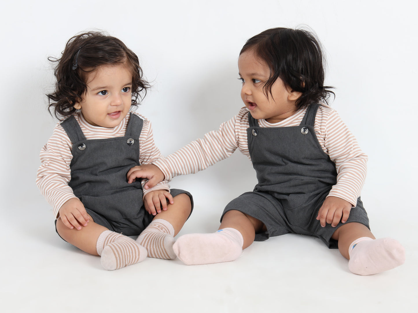 Charles Ash Grey Classic Dungaree