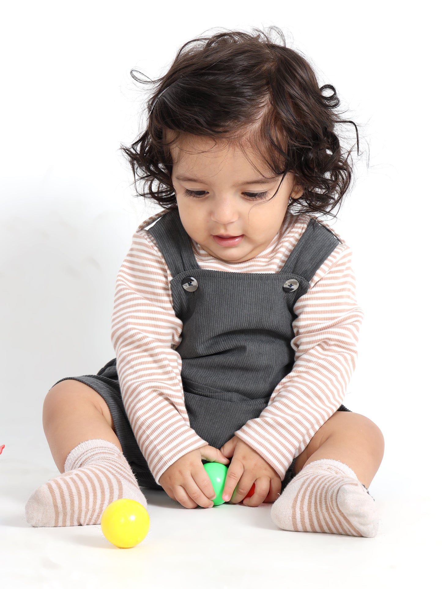 Charles Ash Grey Classic Dungaree