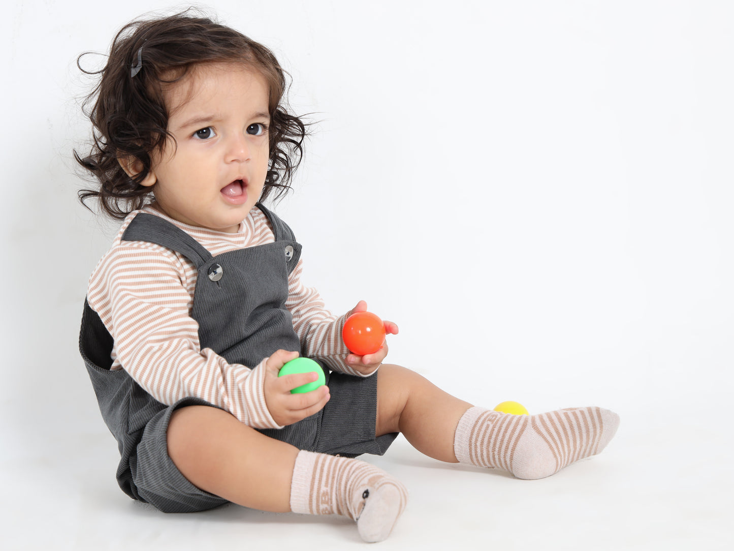 Charles Ash Grey Classic Dungaree