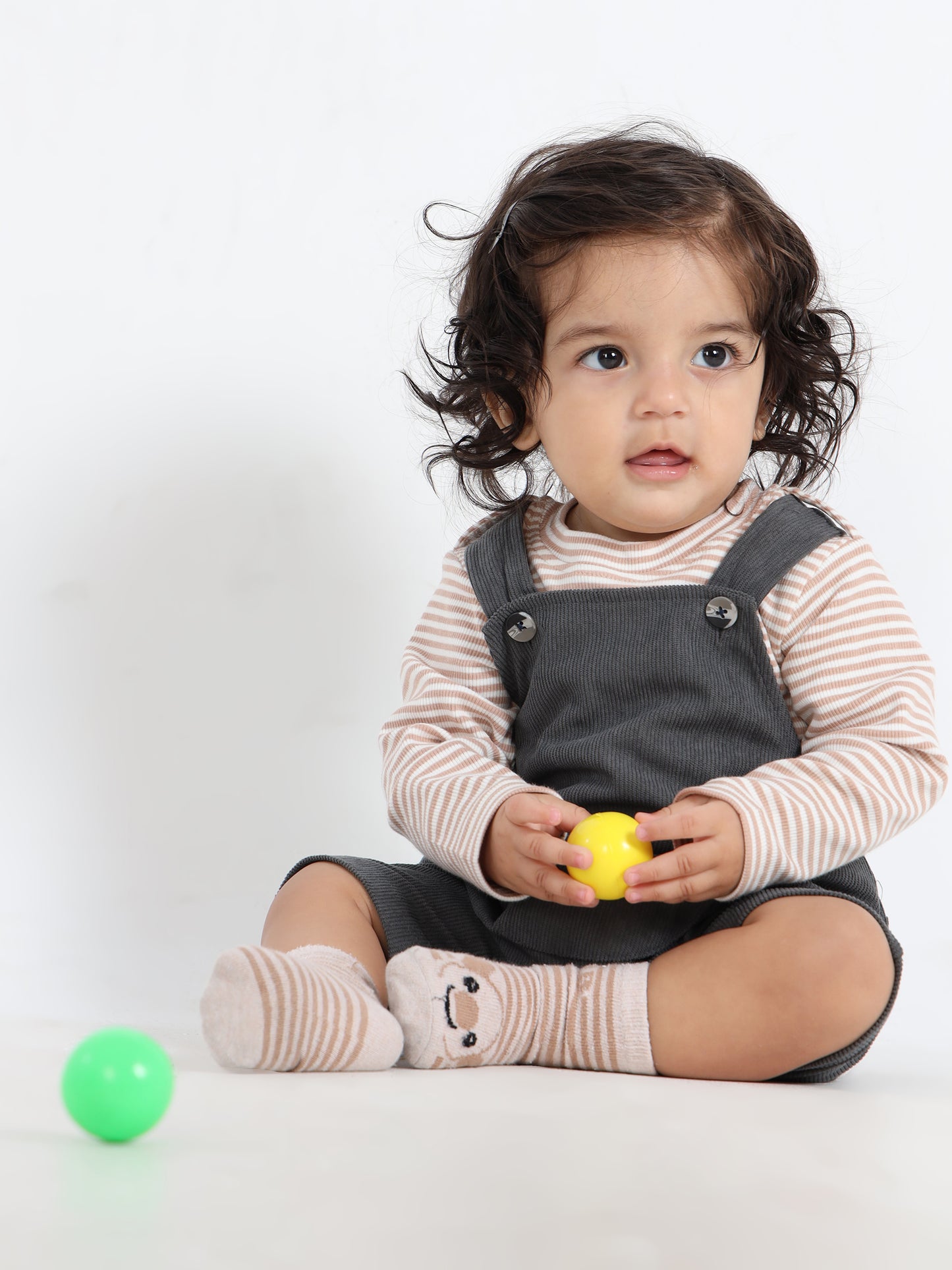 Charles Ash Grey Classic Dungaree