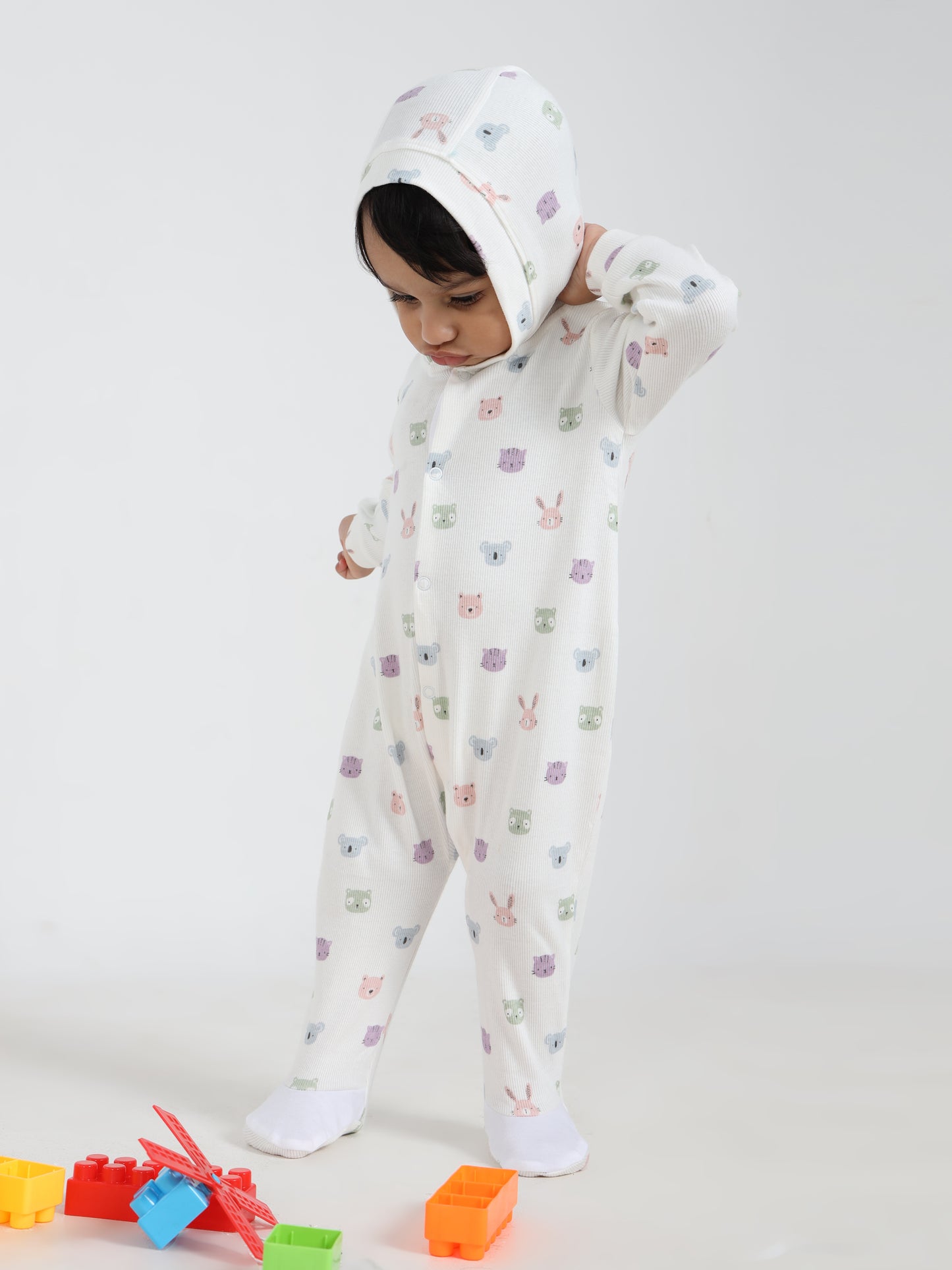 Andrea White Elegant Romper