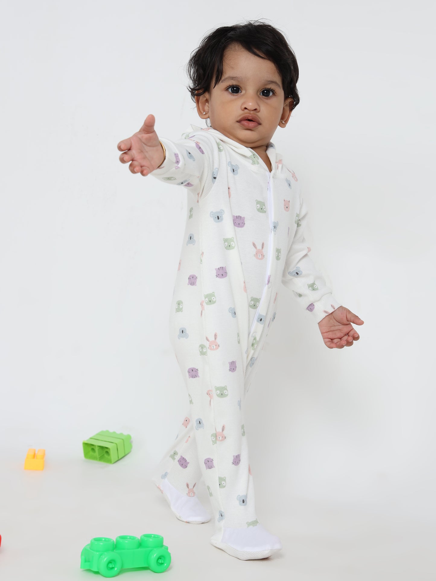 Andrea White Elegant Romper