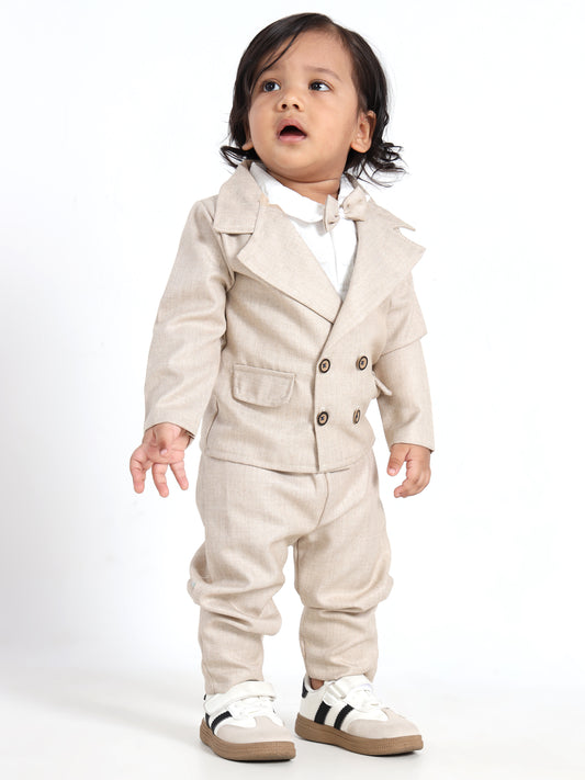 Alexander Beige Elegant Blazer Set