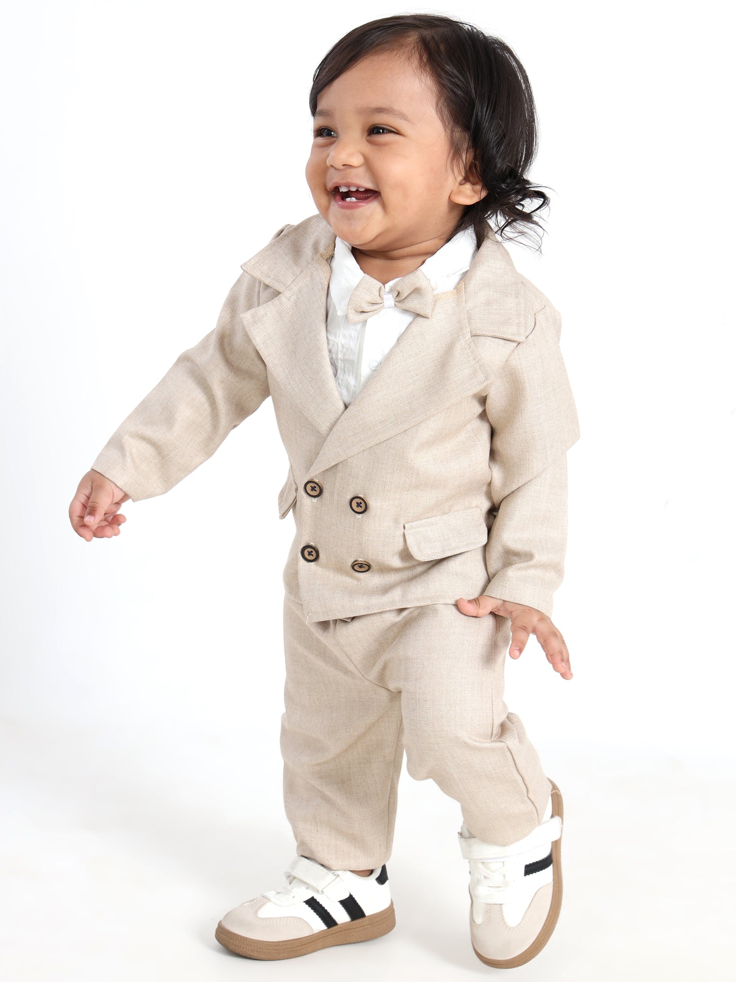 Alexander Beige Elegant Blazer Set