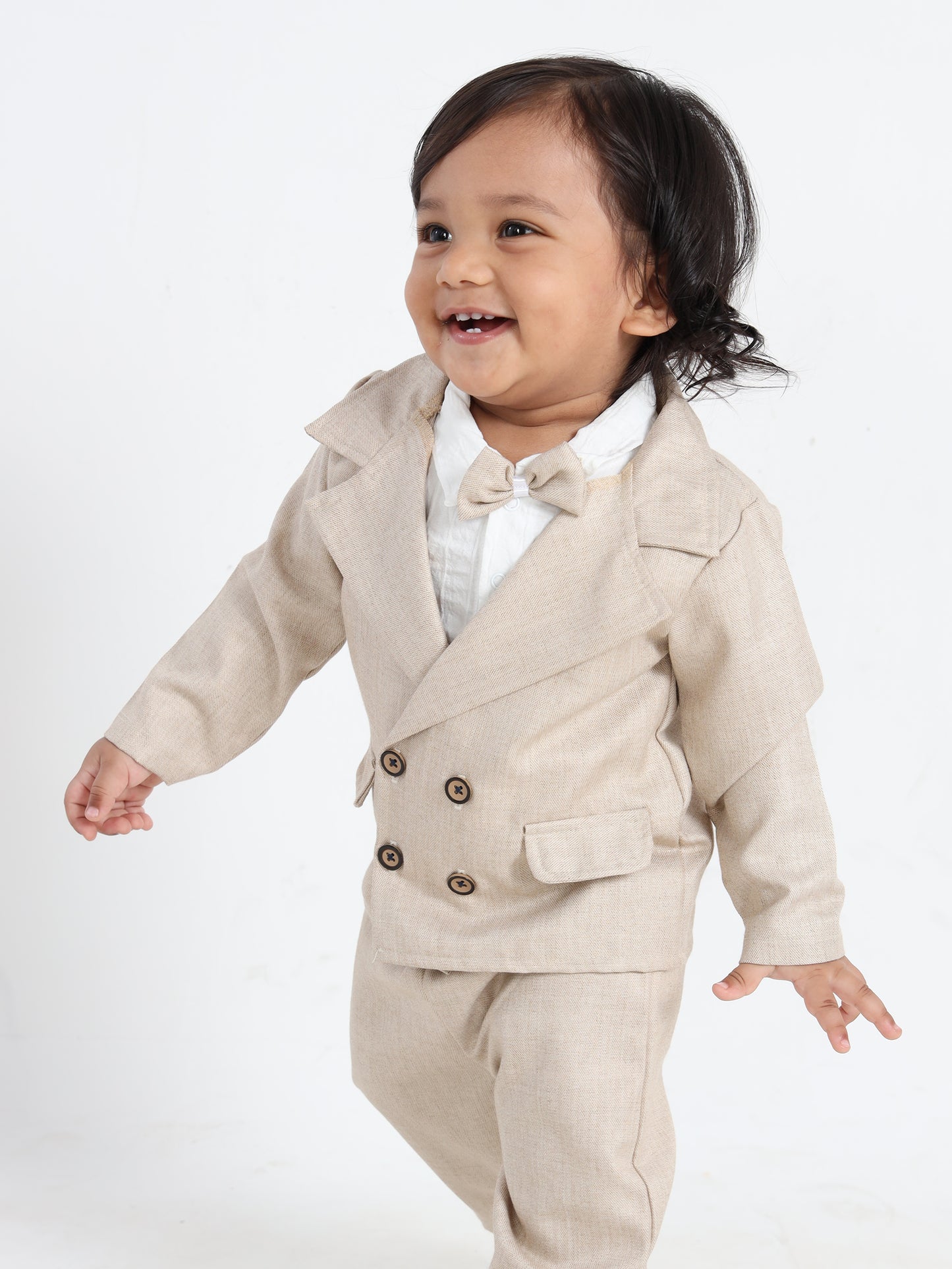Alexander Beige Elegant Blazer Set