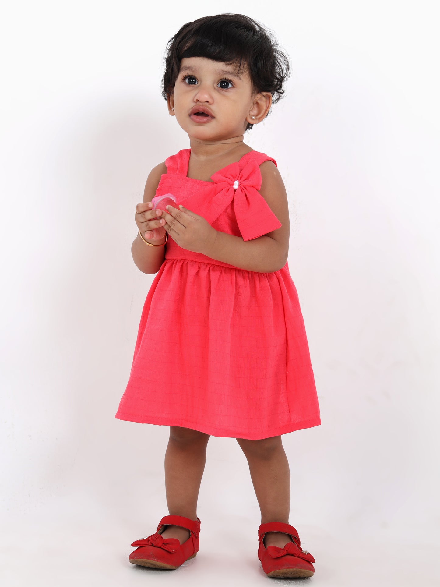 Rina Red Elegance Frock