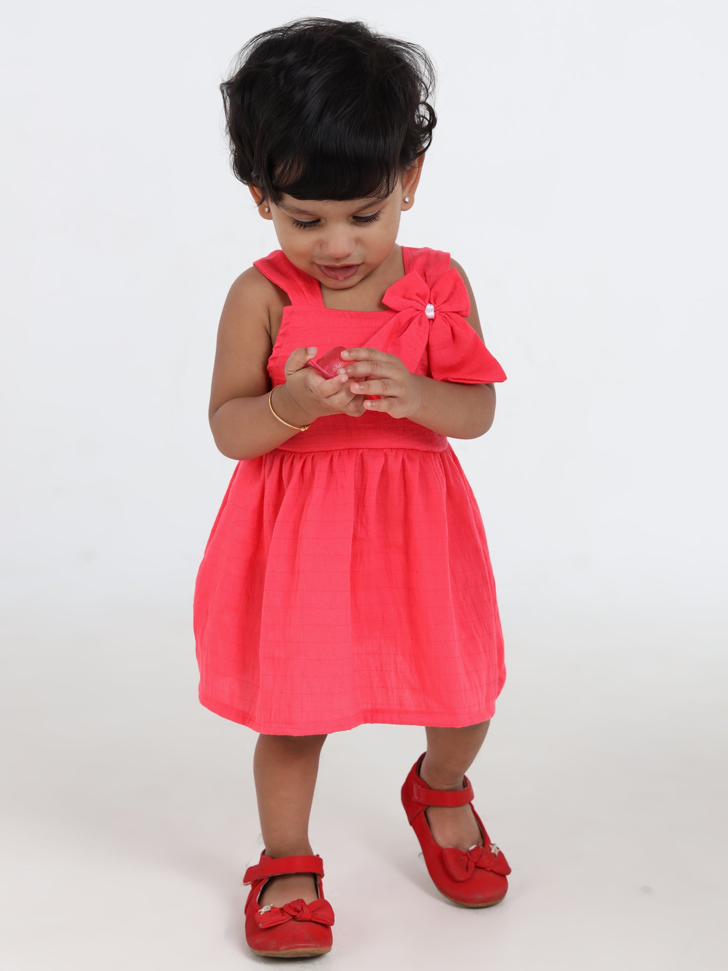 Rina Red Elegance Frock
