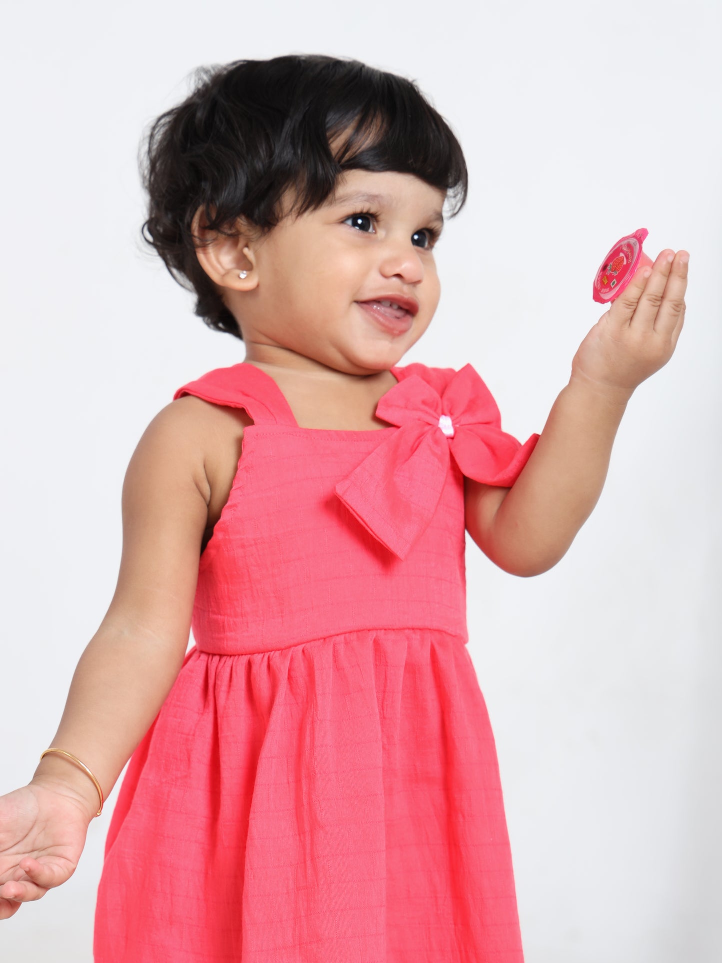 Rina Red Elegance Frock