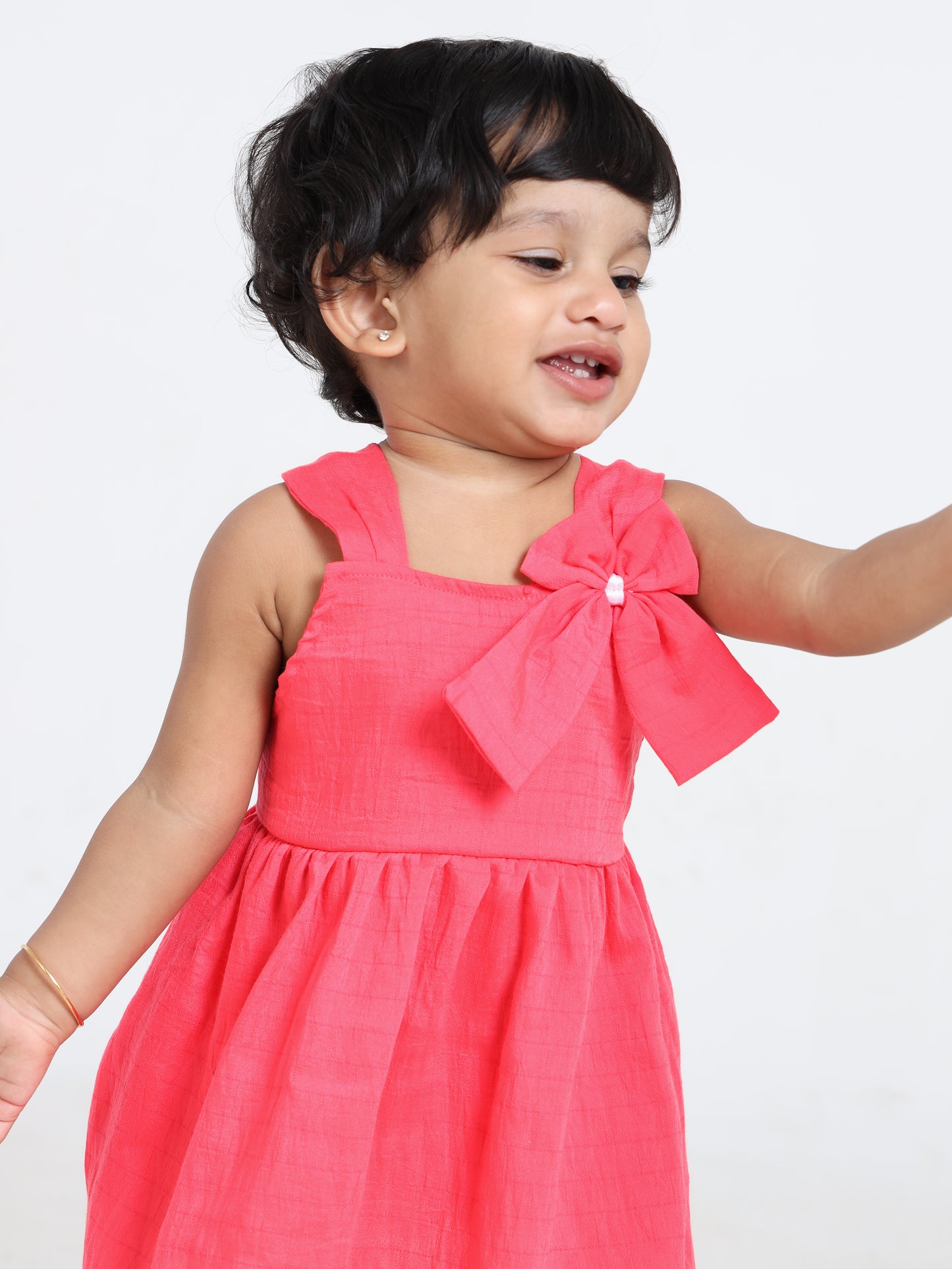 Rina Red Elegance Frock