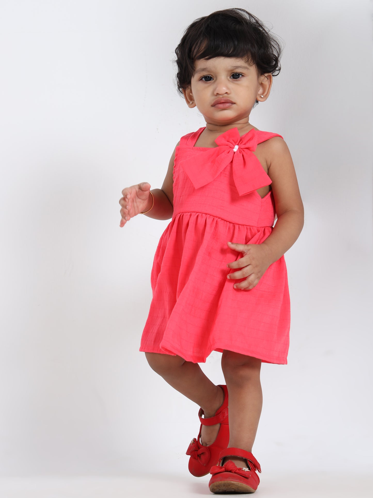 Rina Red Elegance Frock
