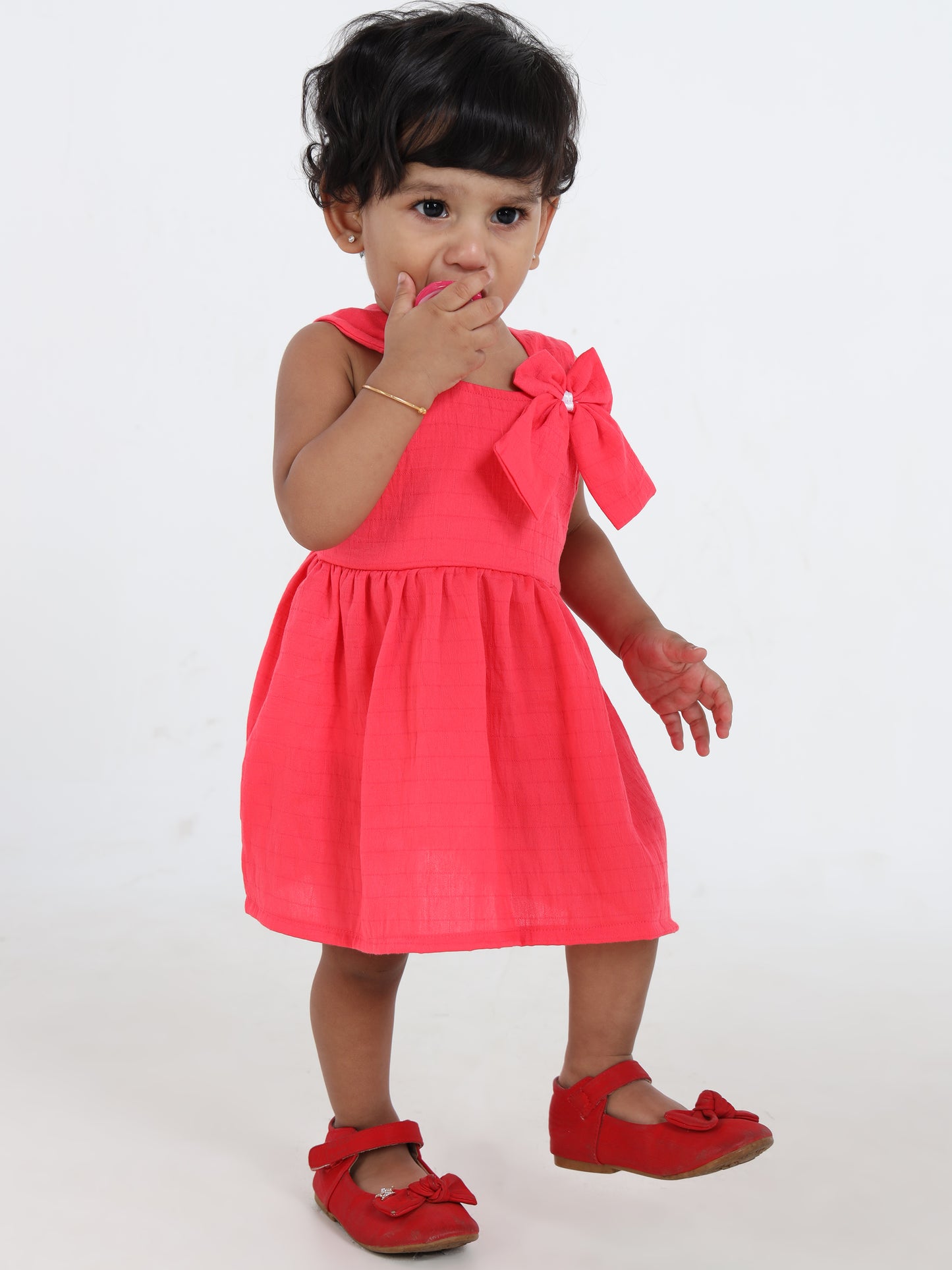 Rina Red Elegance Frock