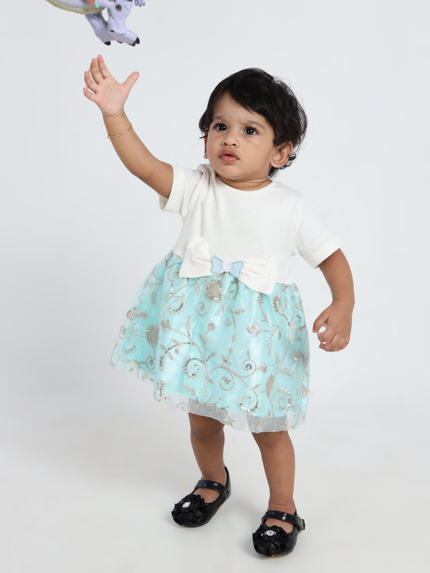 Nyla Sky Blue Grace Frock