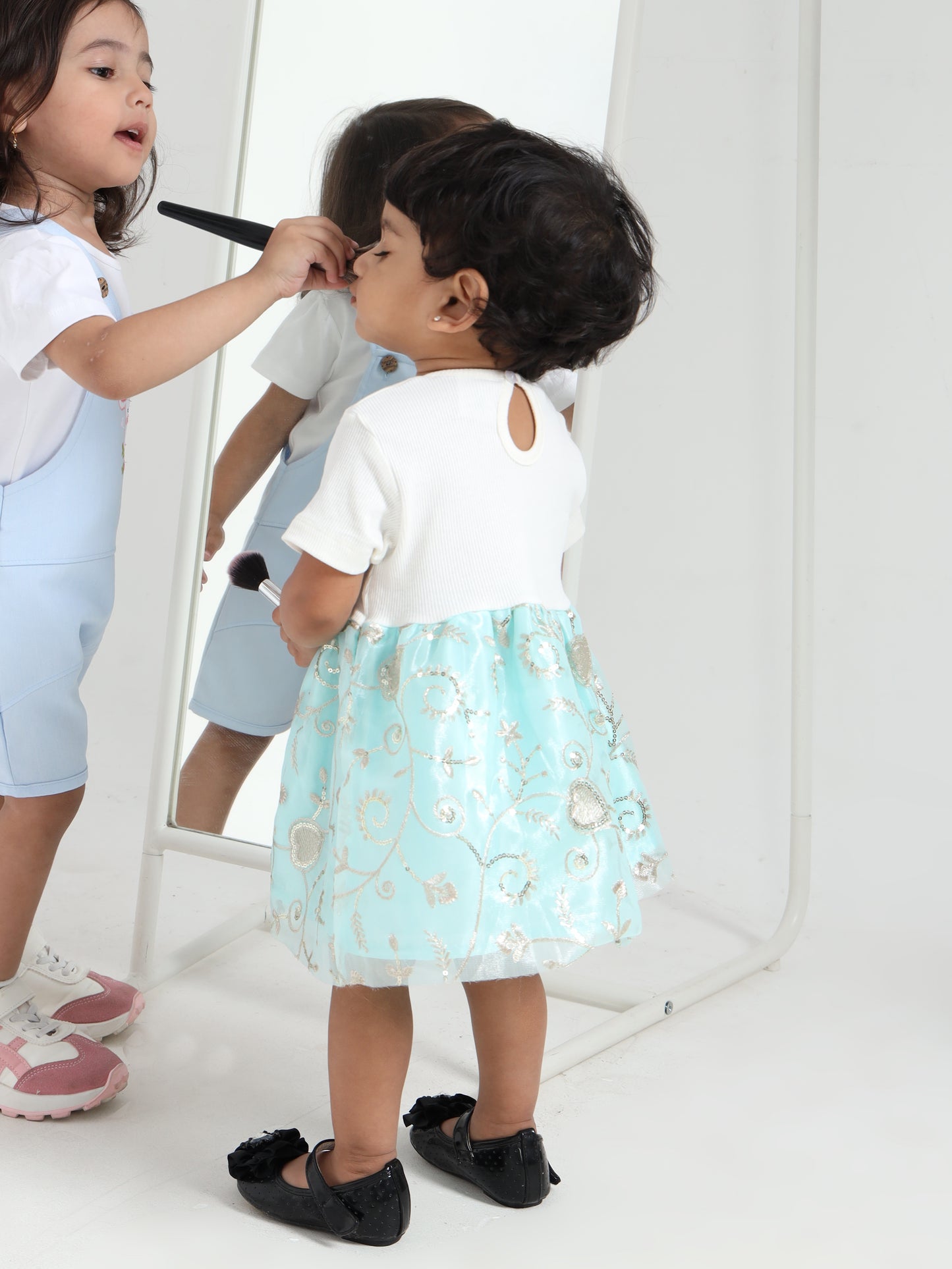 Nyla Sky Blue Grace Frock